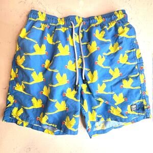 TOM & TEDDY Flying Parrots UPF 50 Swim Shorts Medium